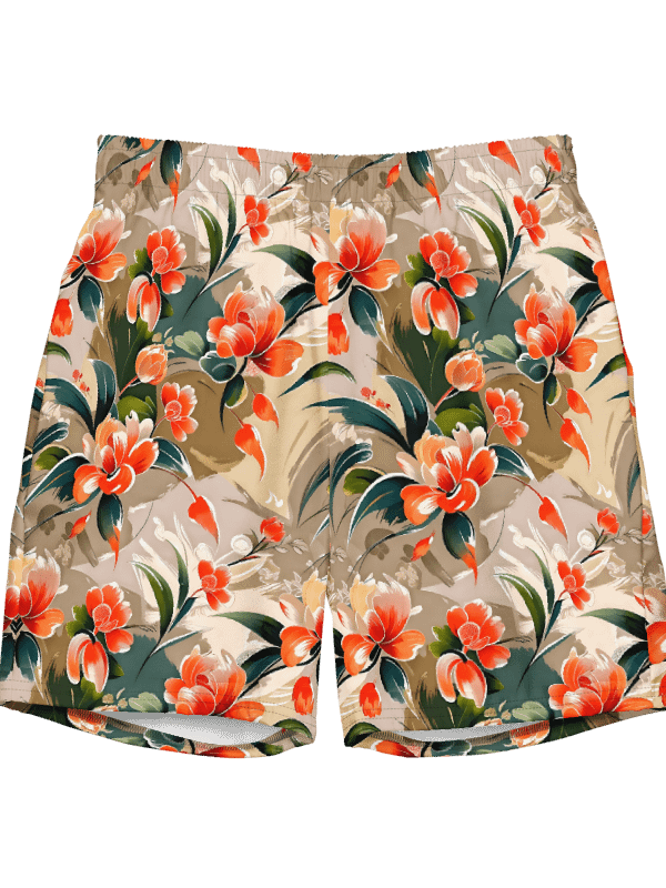 Men's Orange Paradise Swim Trunks product image (1)
