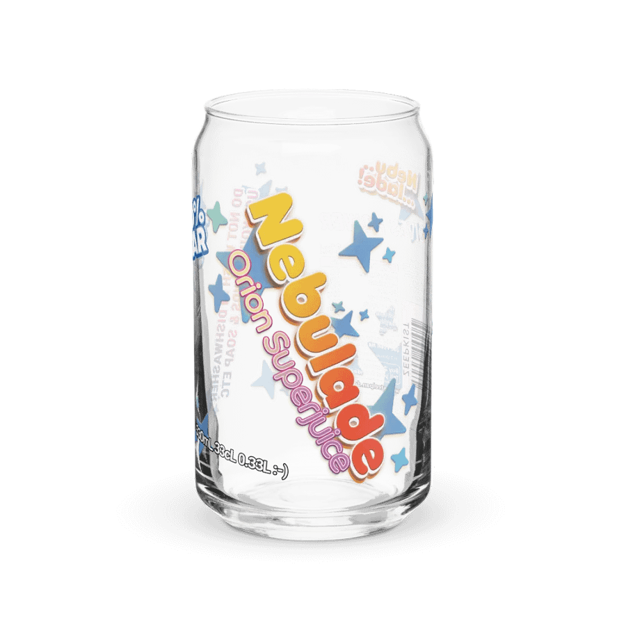 Nebulade Orion Superjuice Can-Shaped Glass product image (2)