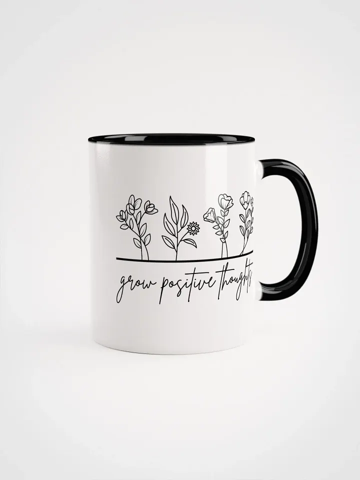 Grow Positive Thoughts Accent Mug product image (1)