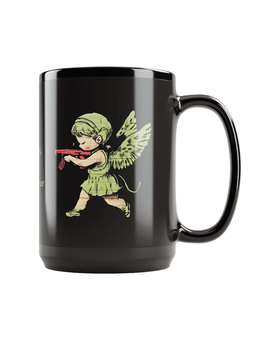 Angelic Rebels Black Glossy Mug product image (1)
