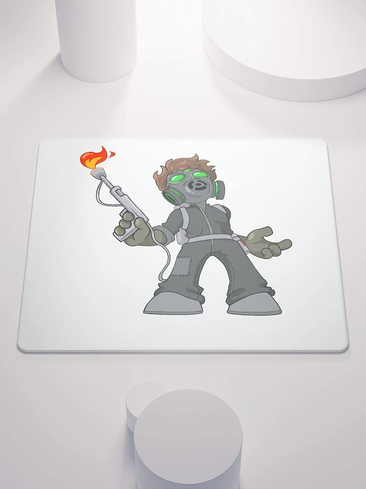 Flamethrower Warrior Mouse Pad product image (1)