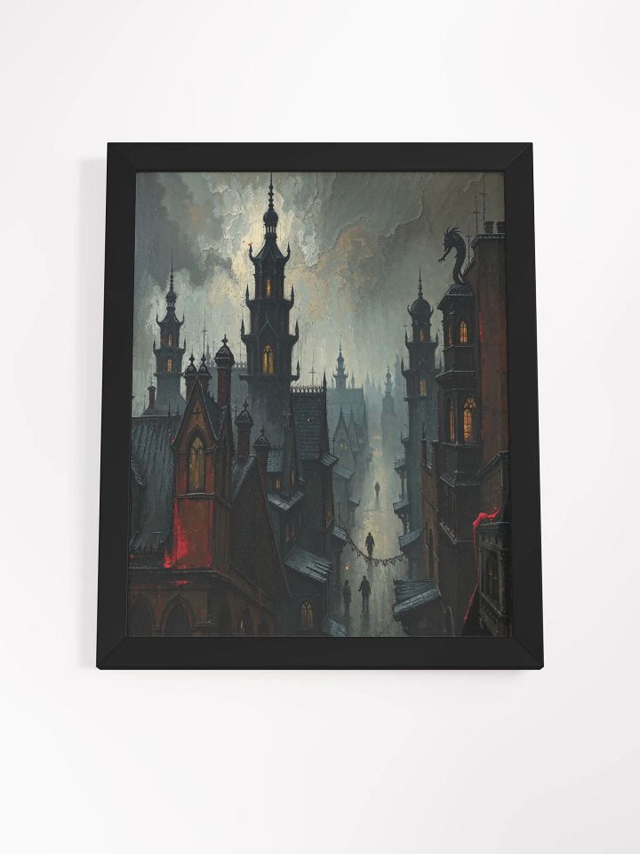 Gothic Cityscape Framed Print product image (15)