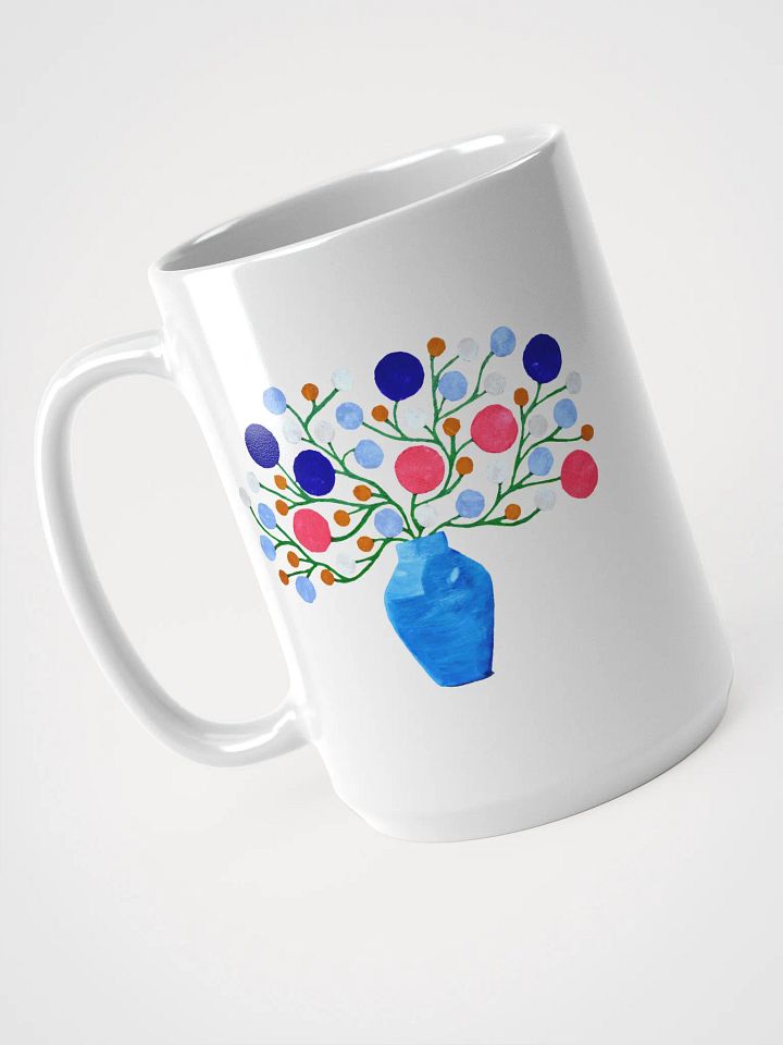 Abstract Floral Vase Mug product image (1)