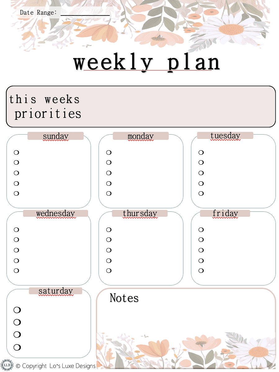 This Wild Life - An Undated Yearly Planner - 8.5x11 - Printable product image (4)