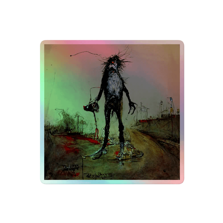 Ethereal Nightmares Holographic Sticker Sheet product image (2)