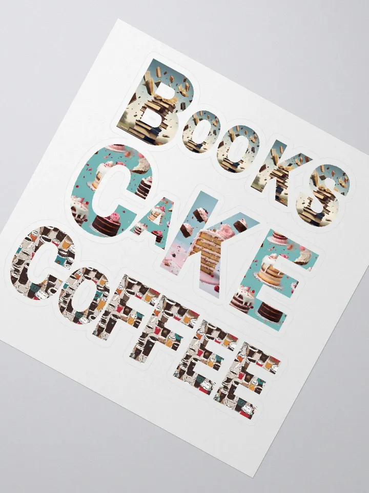 Books Cake Coffee - Stickers product image (6)