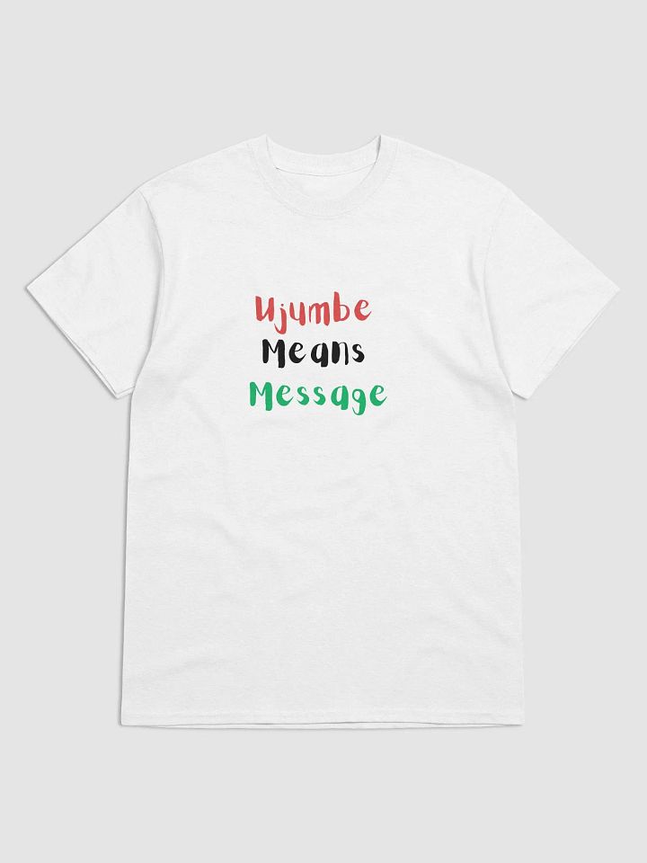 Vibrant Ujumbe Means Message Tee product image (2)