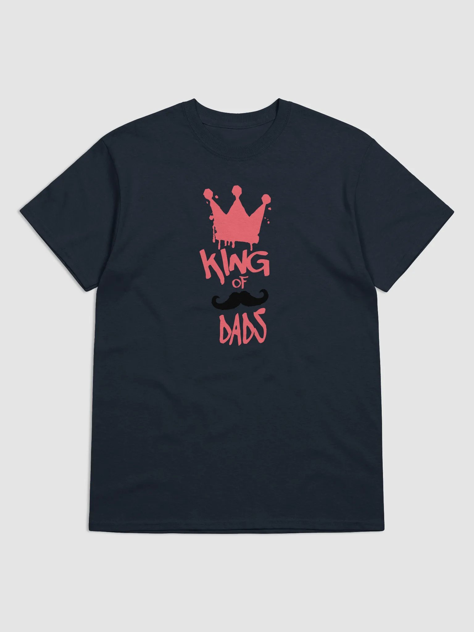 King of Dads Crown Graffiti Tee – Urban Bold Father's Day Shirt for Cool Dads product image (2)