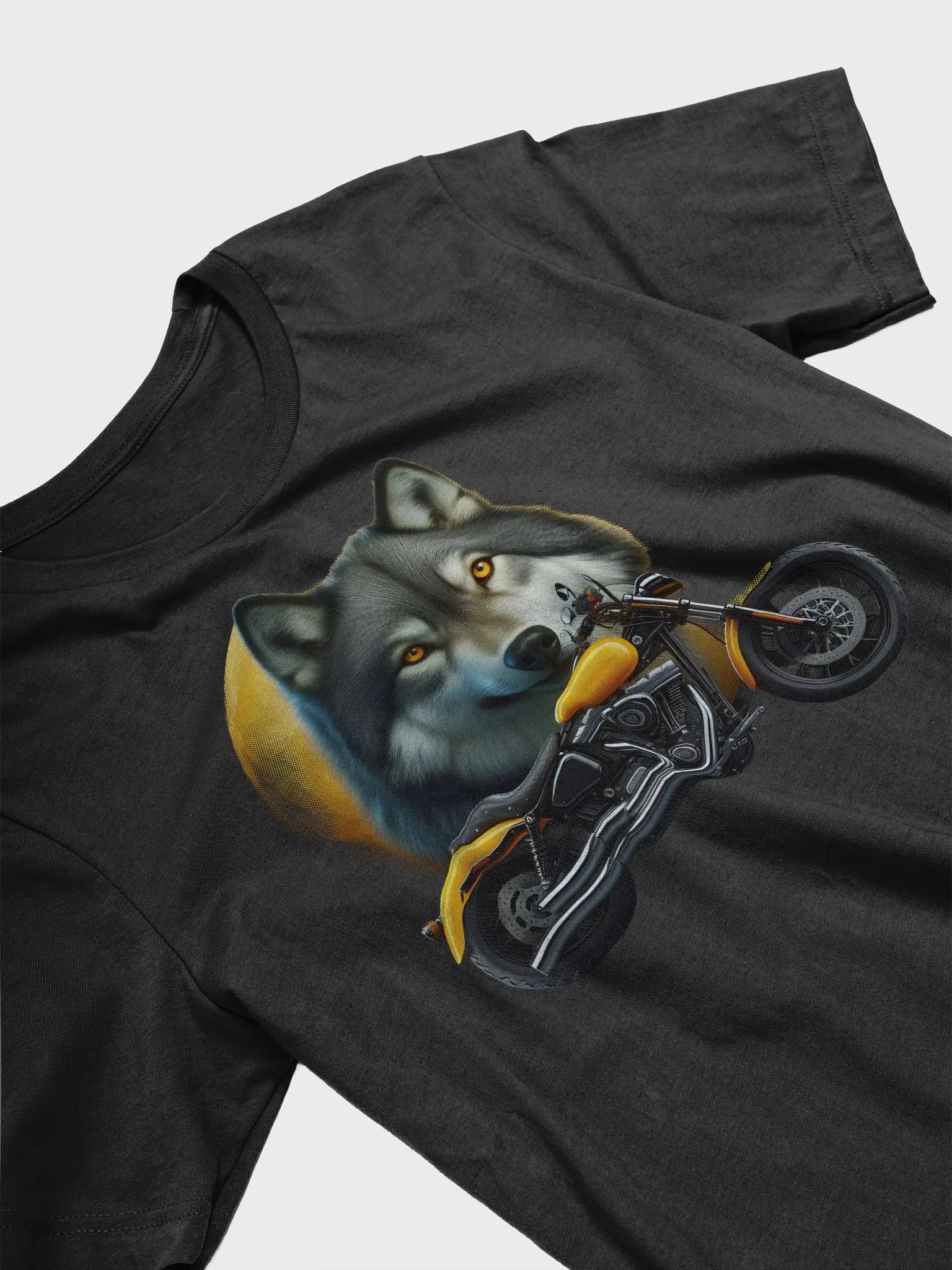 Motorcycle and Wolf - Unisex T-Shirt #20 product image (3)