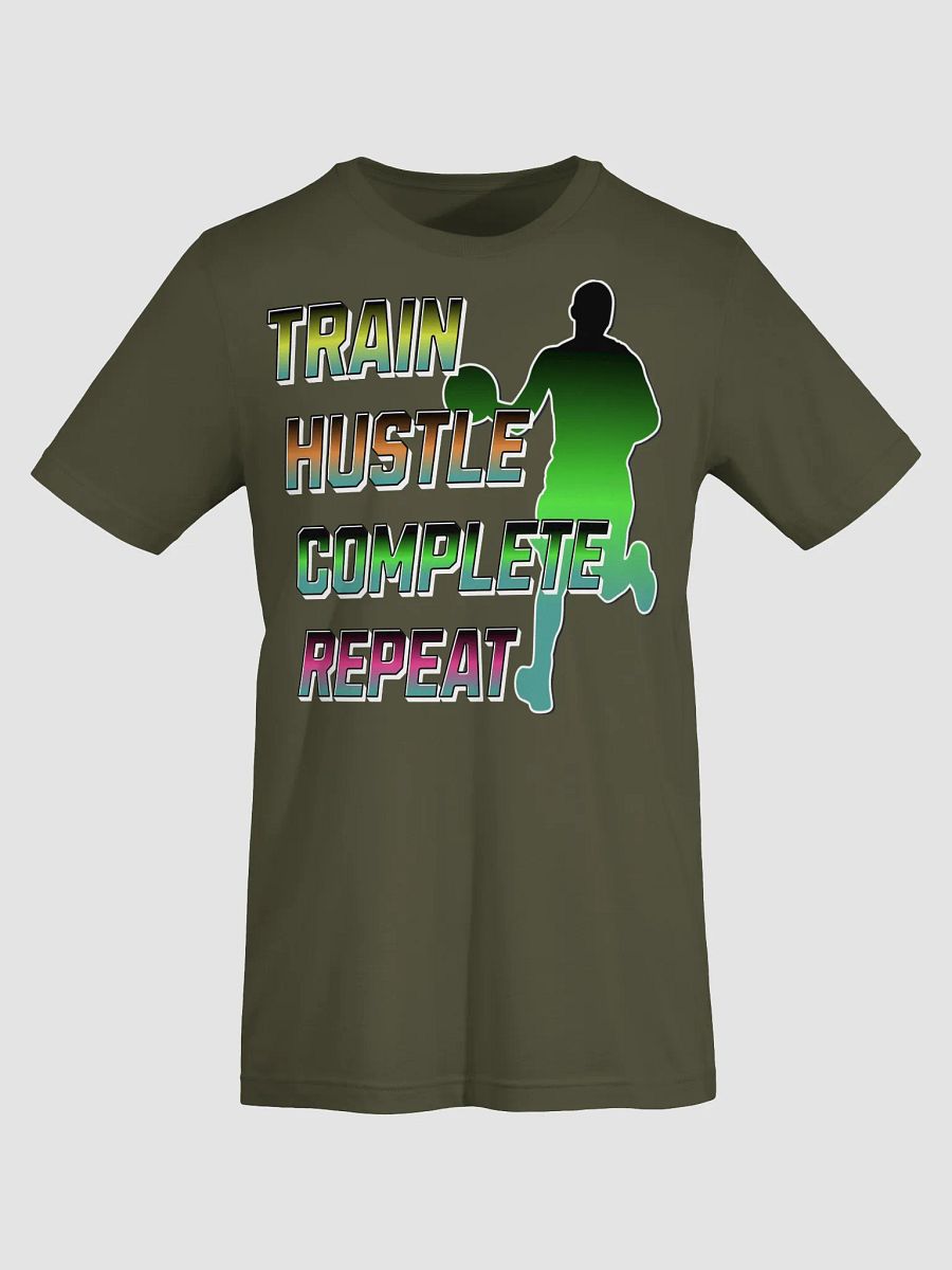 Train Hustle Complete Repeat Basketball Gradient T-Shirt product image (3)