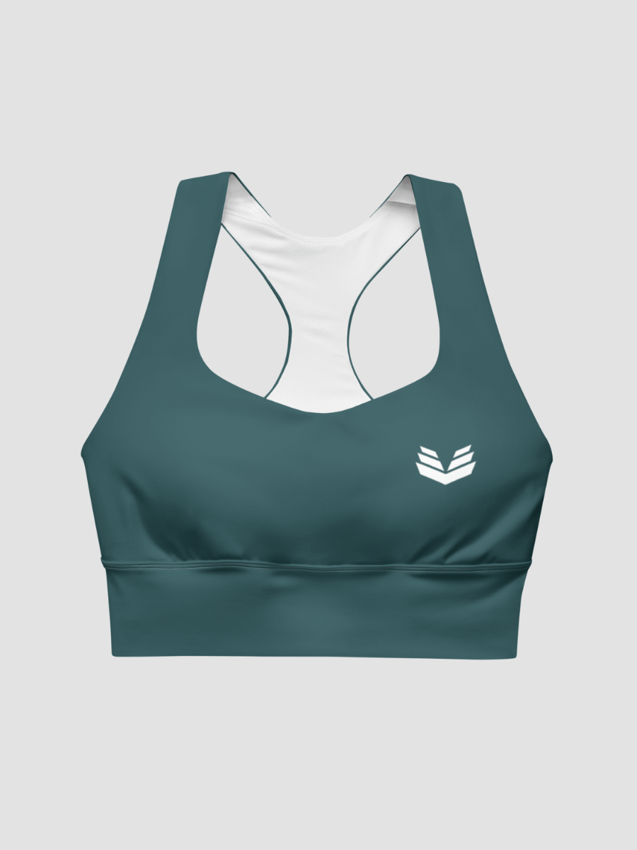 Longline Sports Bra - Deep Teal product image (5)