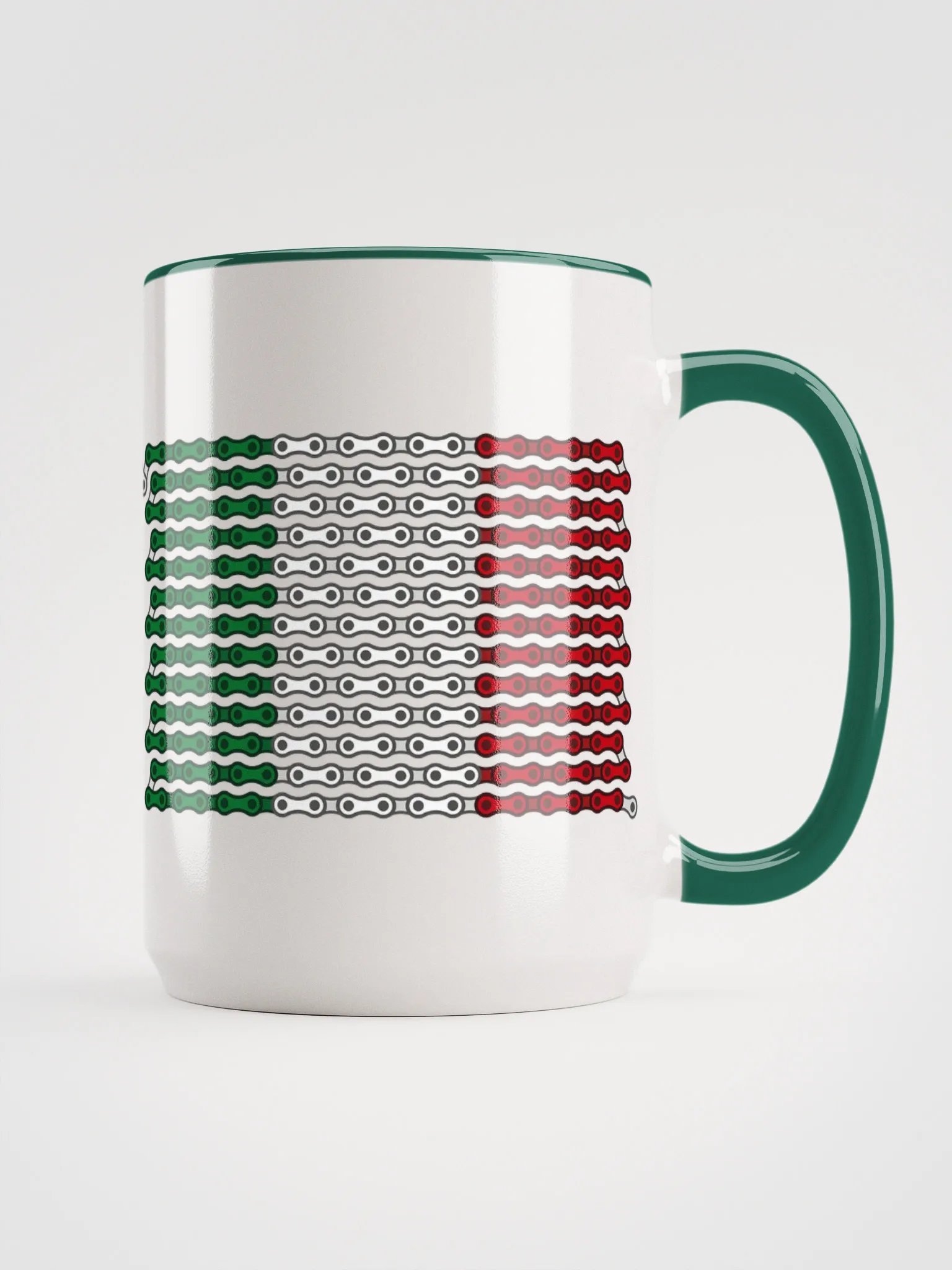 Italy Bike Chain Flag Coffee Mug product image (4)