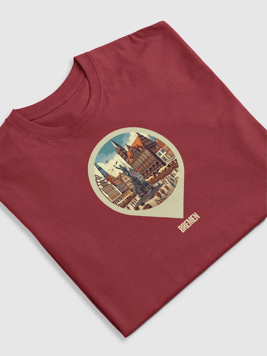 Premium Cotton Heavyweight Tee - Unmatched Comfort & Style | AI Design Bremen city product image (5)