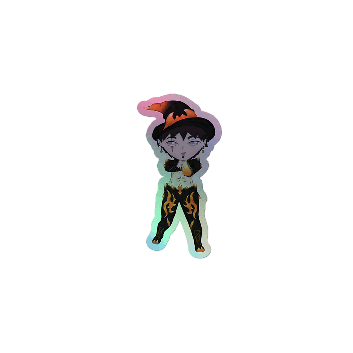 Fire Mage Itachi | Holographic Sticker product image (1)