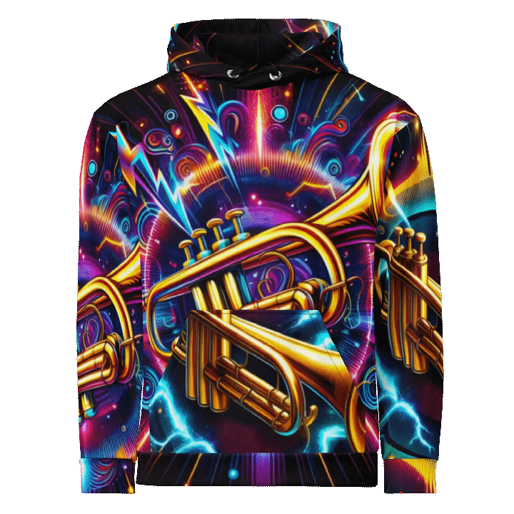 Trumpet Musical Instrument - All-Over Unisex Hoodie #5 product image (1)