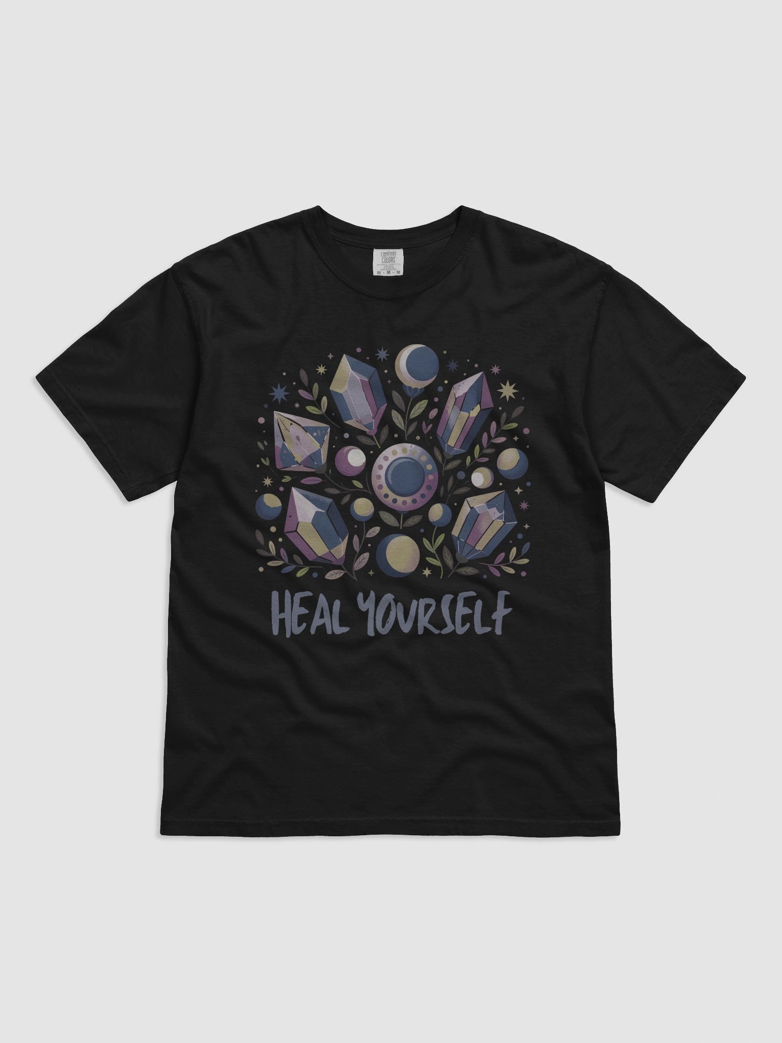 Celestial Crystal Healing Comfort Colors 1717 T-Shirt product image (2)
