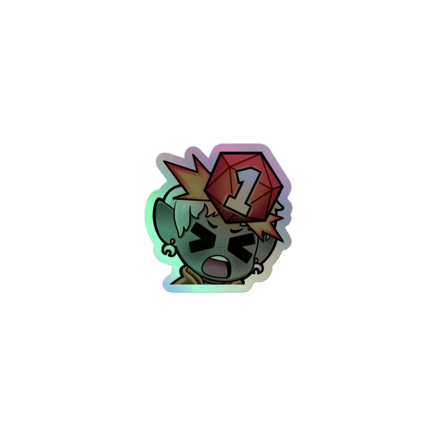 D1 Holographic Sticker product image (1)