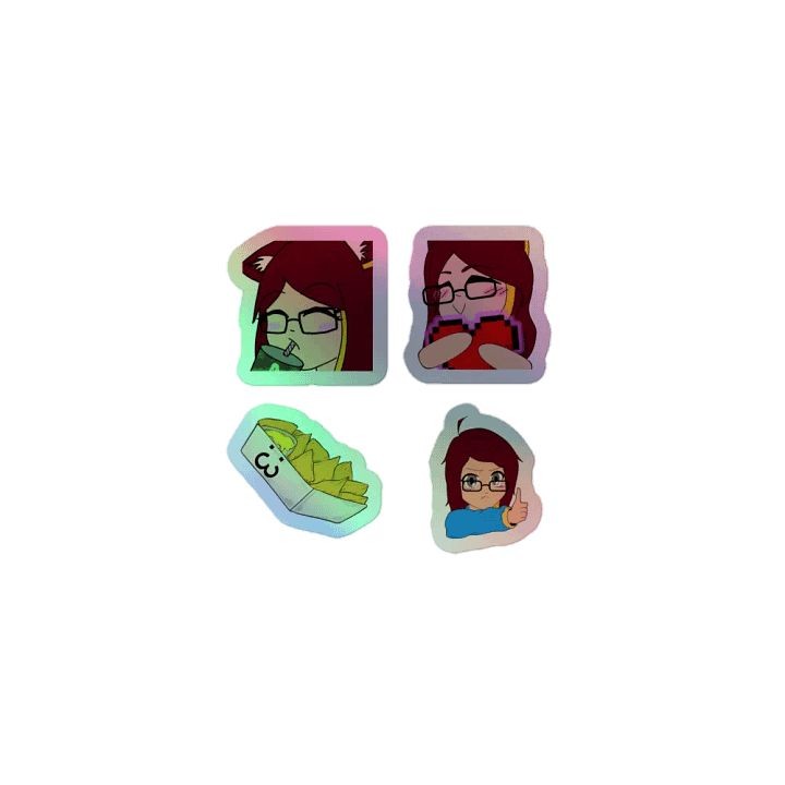 Legacy Emote Holo Sticker Pack product image (1)