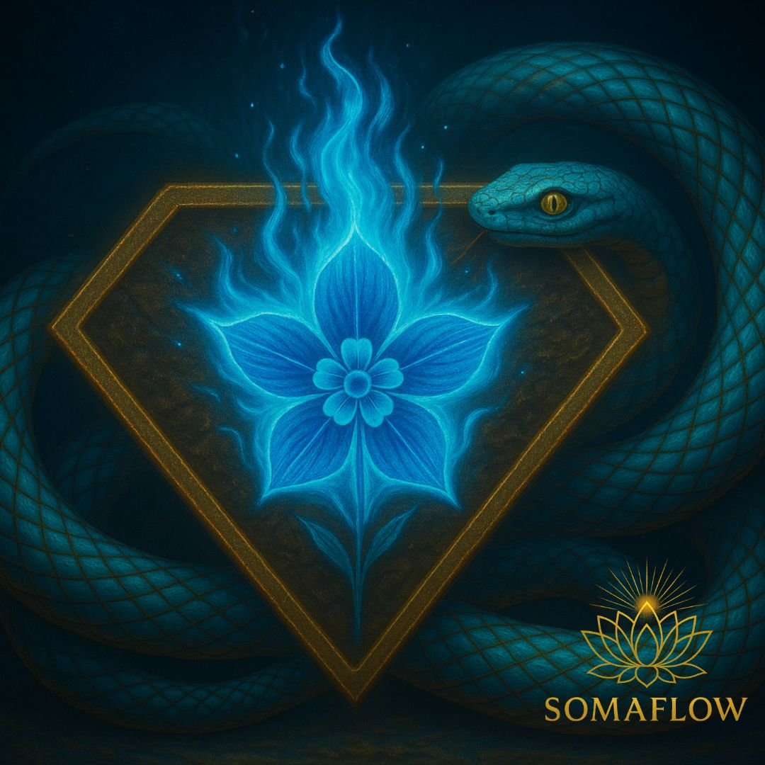 Blue Flame Flower Dragon Breath Meditation product image (1)