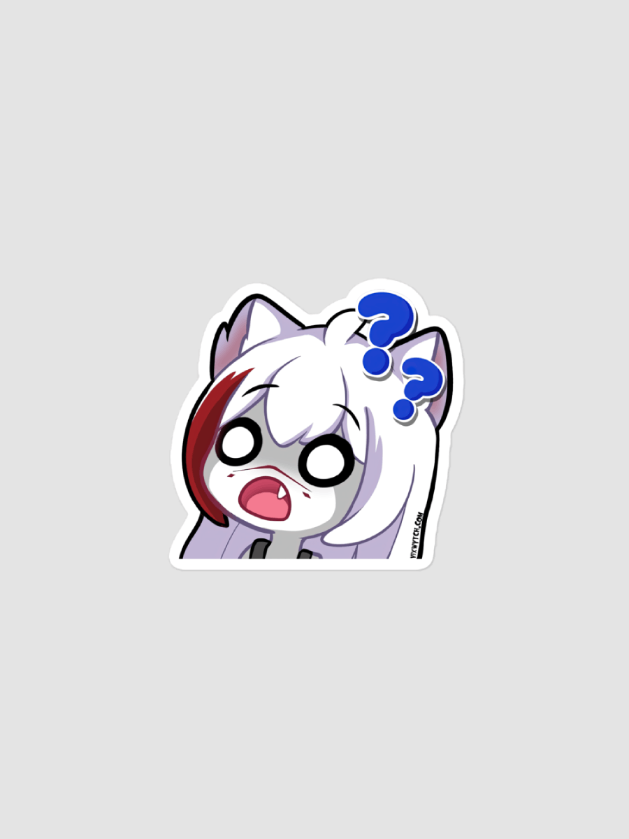 Vixwytch WTF Emote Sticker product image (1)