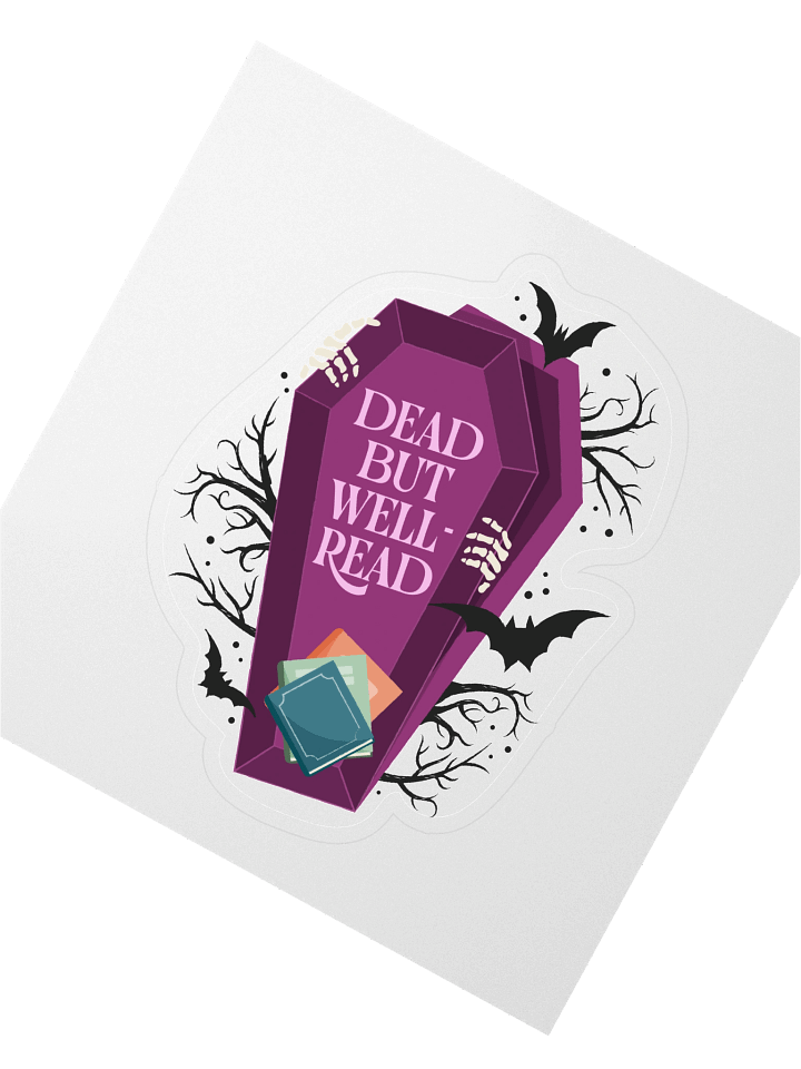 Dead But Well-Read Stickers product image (2)