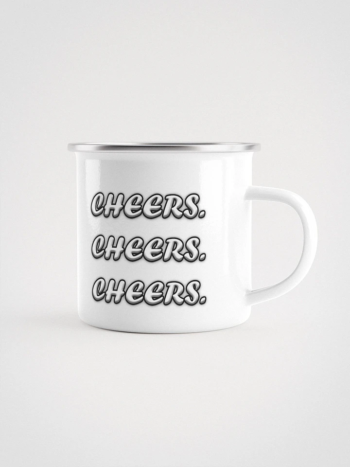 Cheers Enamel Mug product image (1)