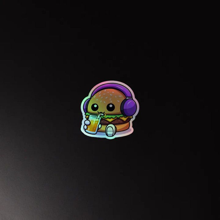 Hamburger SIP Holographic Sticker Sheet product image (4)