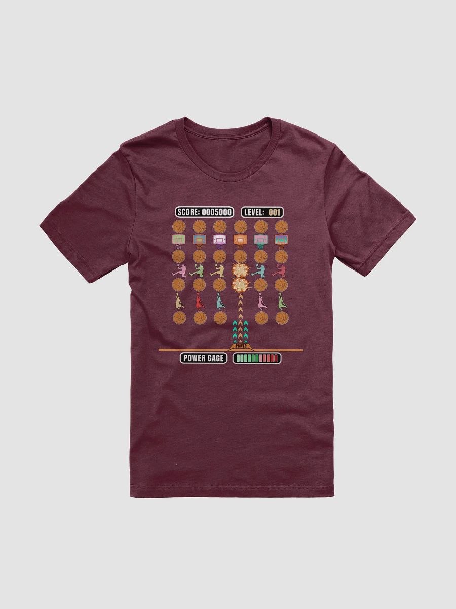 Space Gamer Basketball Level Up Explosion T-Shirt product image (37)