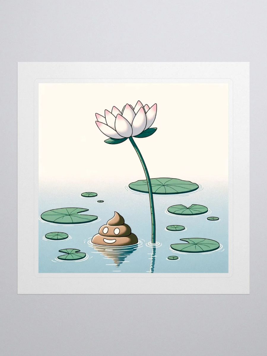 Great Poo Pond Sticker product image (1)