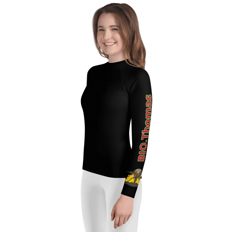 Apocalyptic Death Squad Rash Guard (Feminine, Kids) product image (3)