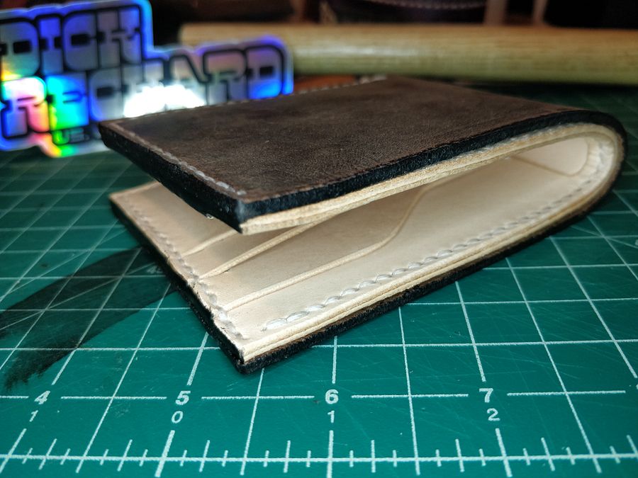 Dark Brown Billfold Wallet V4.0 0B product image (7)