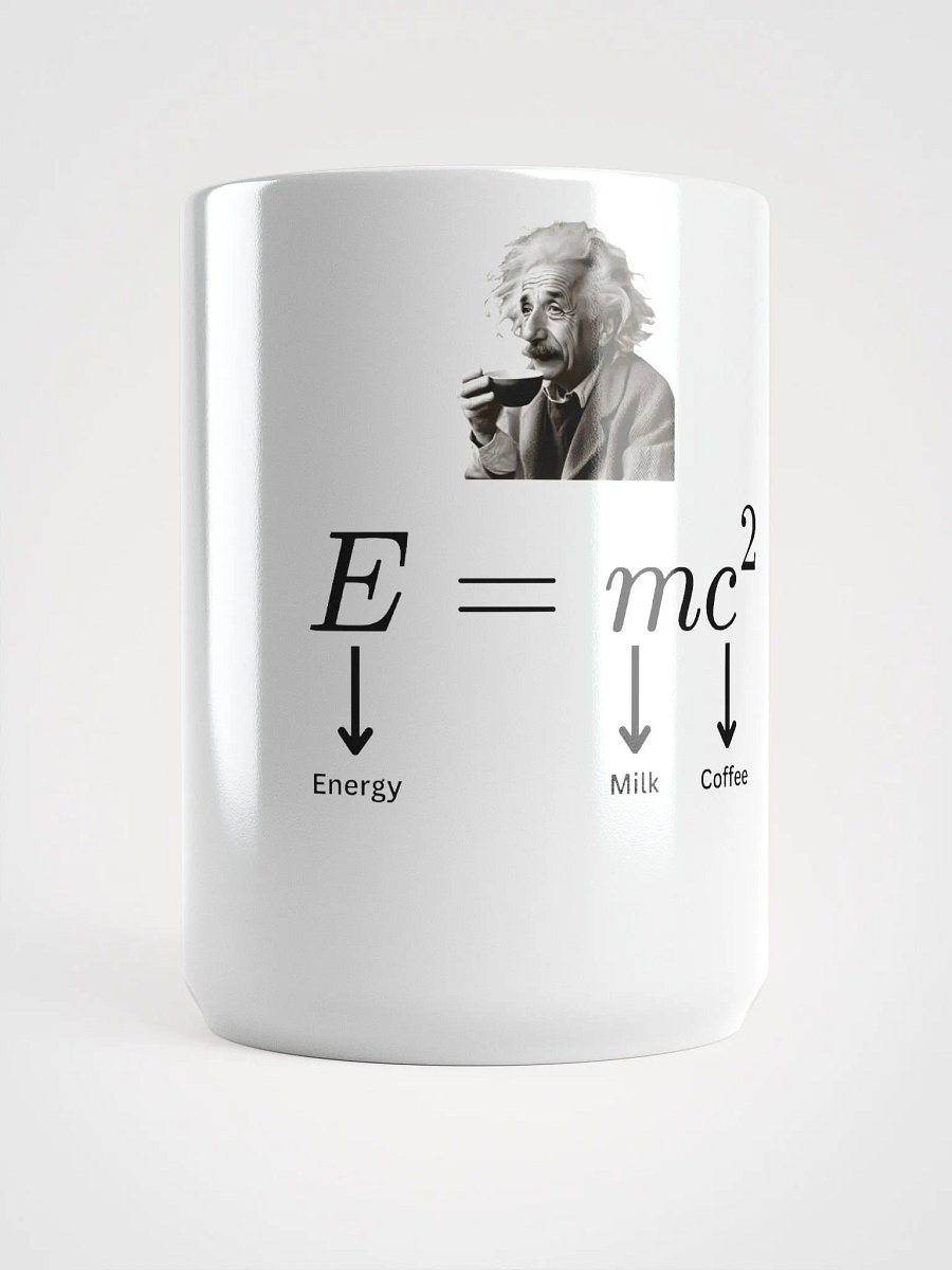 Einstein loves coffee Mug product image (1)