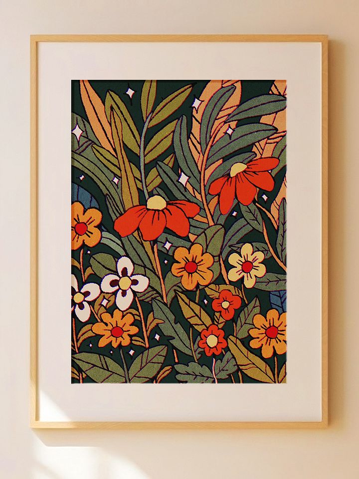 Flower Night Print product image (1)