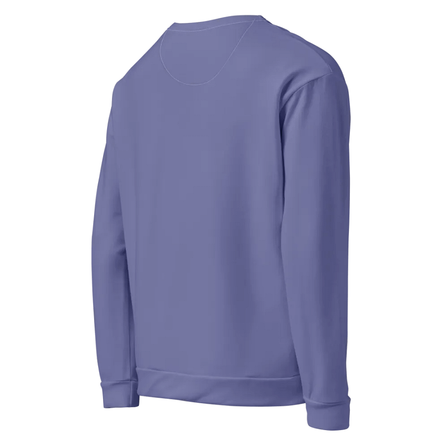Plain Purple Soft Summer Unisex Recycled Polyester Heavyweight Premium Sweatshirt by Treasure Pie product image (6)