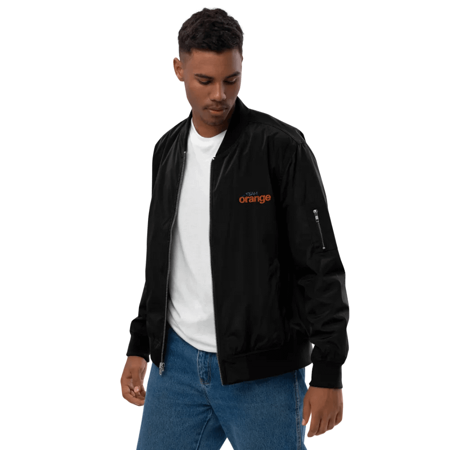 Team Orange Bomber Jacket product image (5)