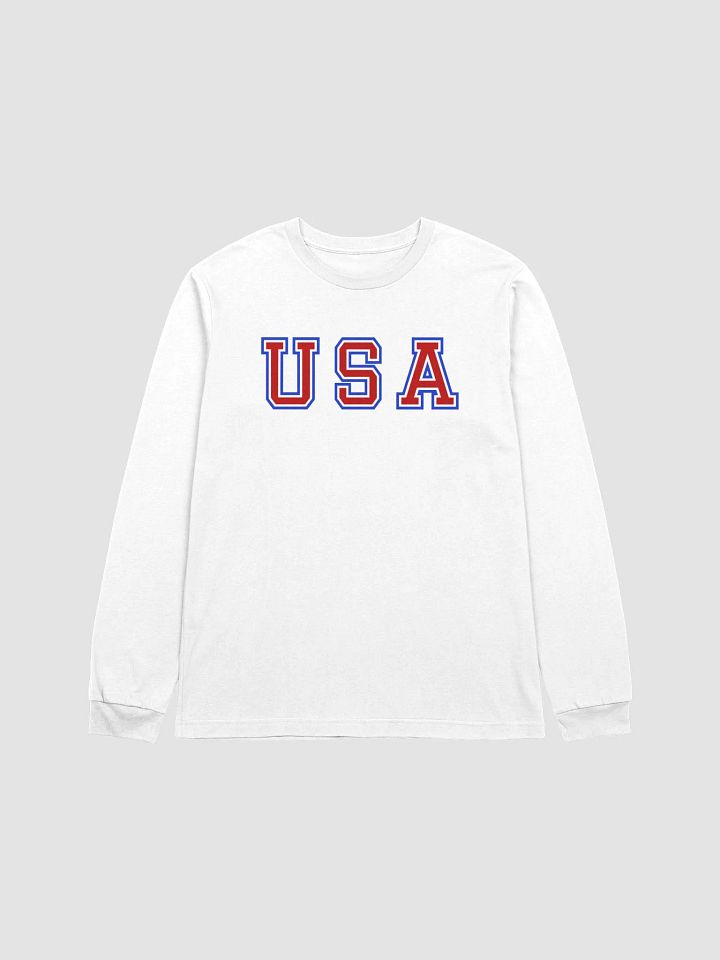 USA with Mouse Long Sleeve (Blue/Red) product image (1)