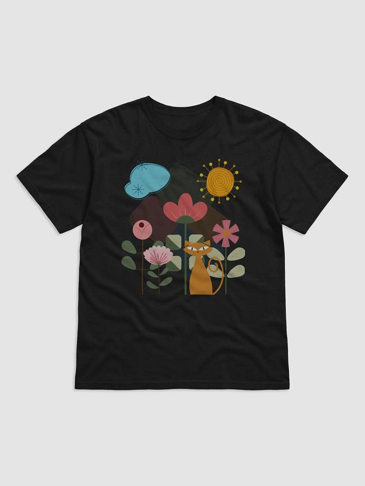 Whimsical Cat Garden T-Shirt product image (2)