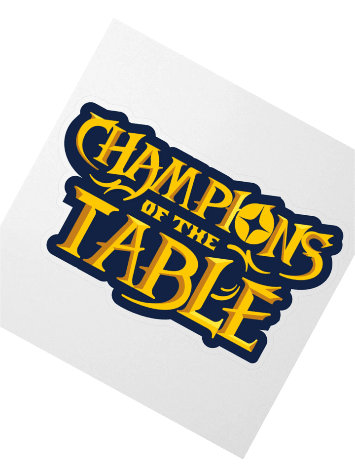 Champions of The Table Sticker product image (4)