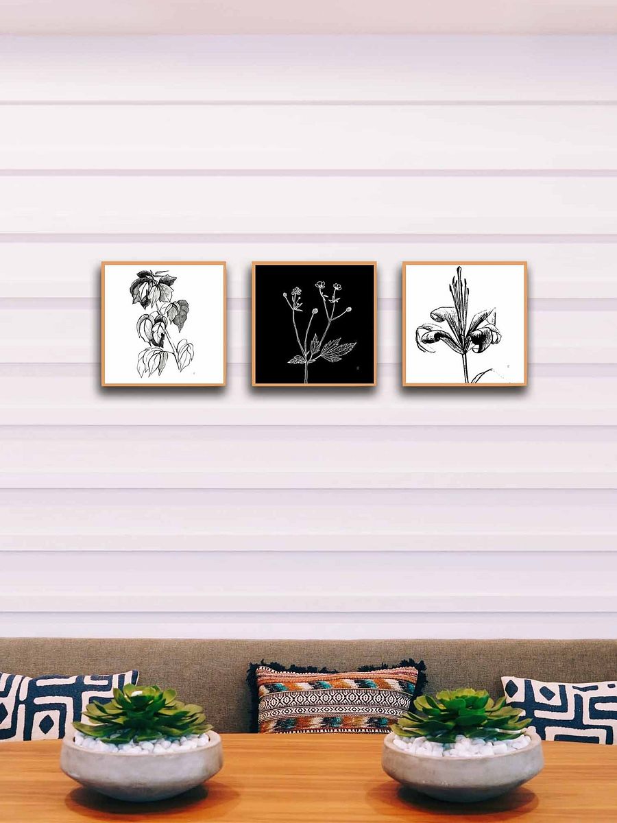 Botanical Reverie Canvas Prints - Wild Flowers Dark product image (10)