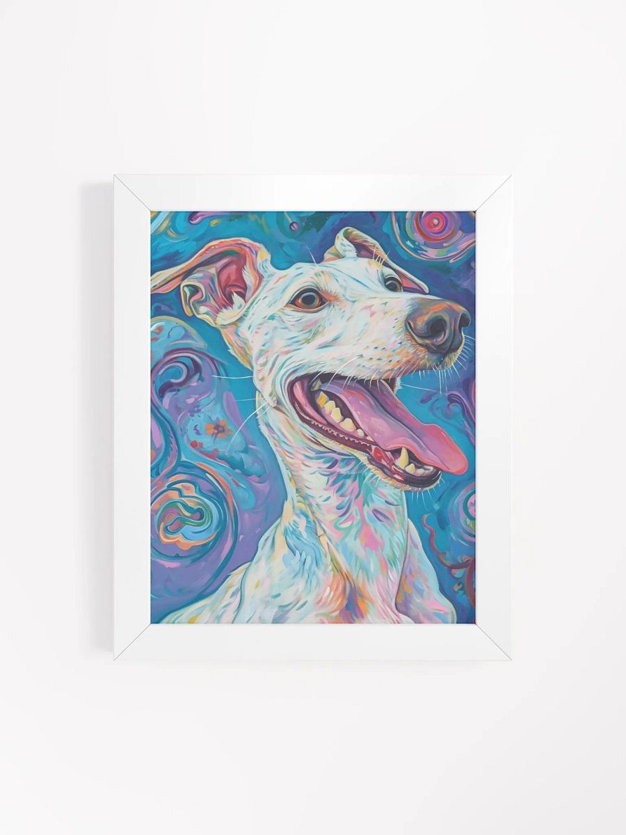 Whimsical Dog Smile - Framed Matte Poster product image (4)