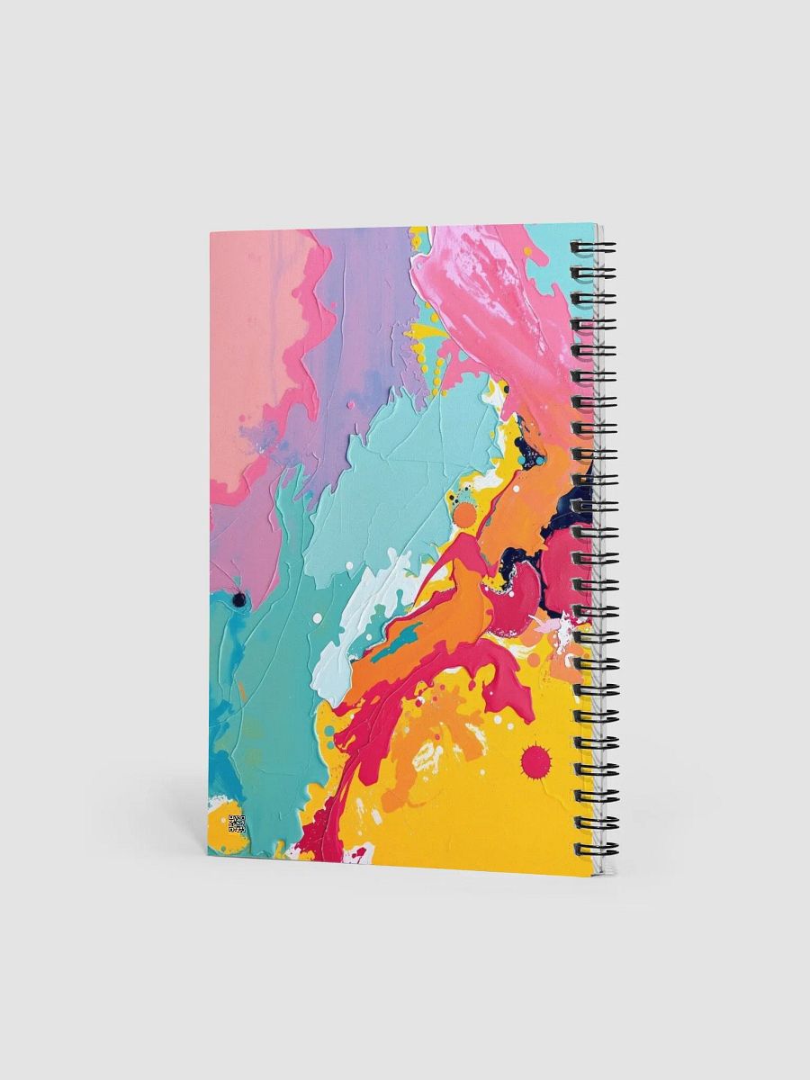 Fluid Abstract Art Spiral Notebook product image (4)