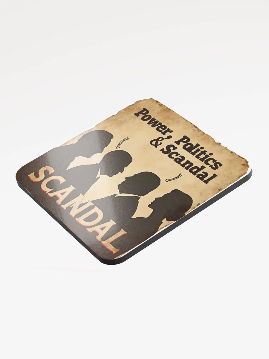 Retro Power & Scandal Cork Coaster product image (3)