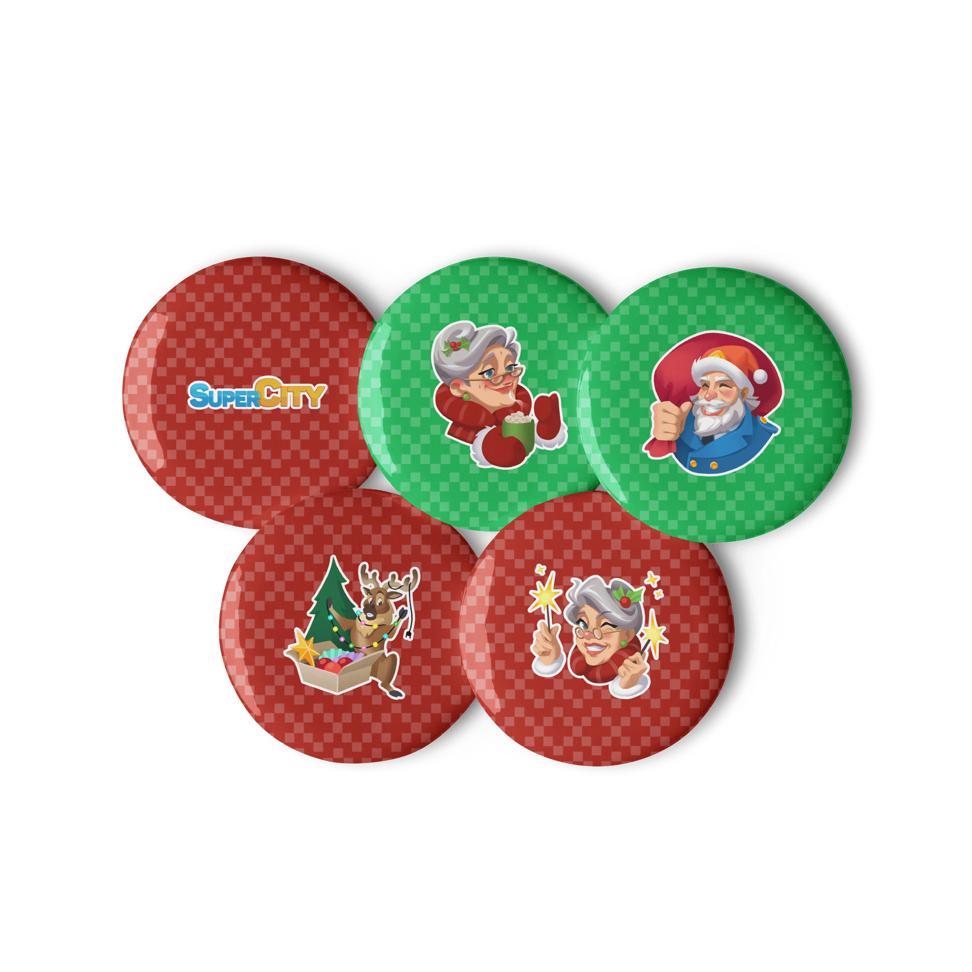 SuperCity Cheer Set of Pins product image (2)