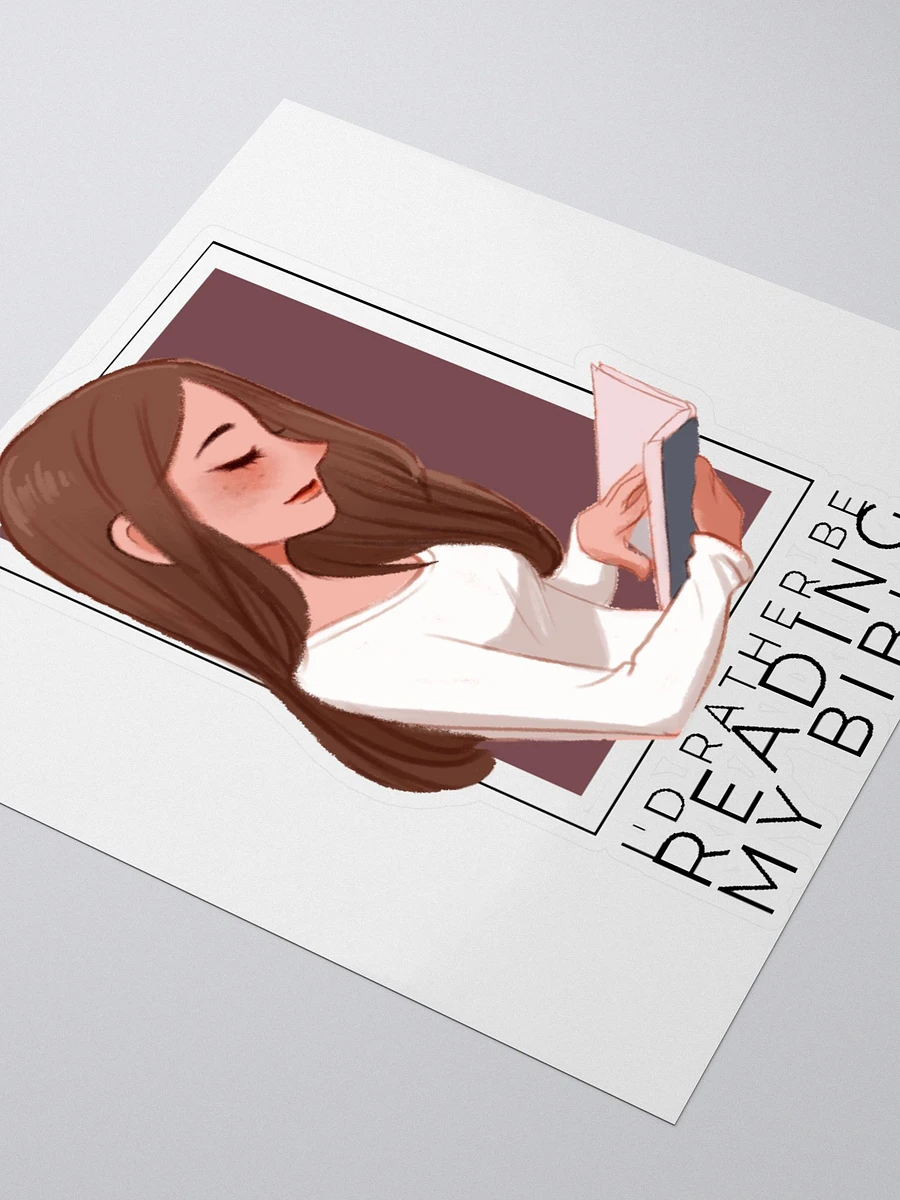 I'd Rather Be Reading My Bible Sticker product image (3)