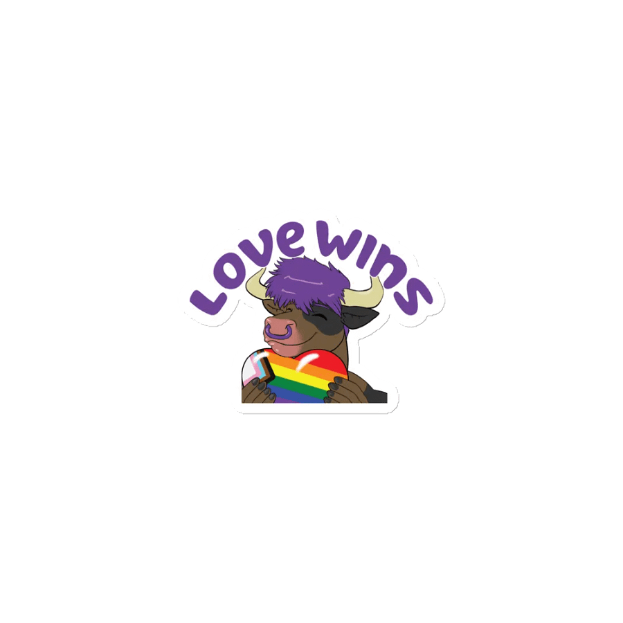 "Love Wins" Fridge Magnet product image (1)