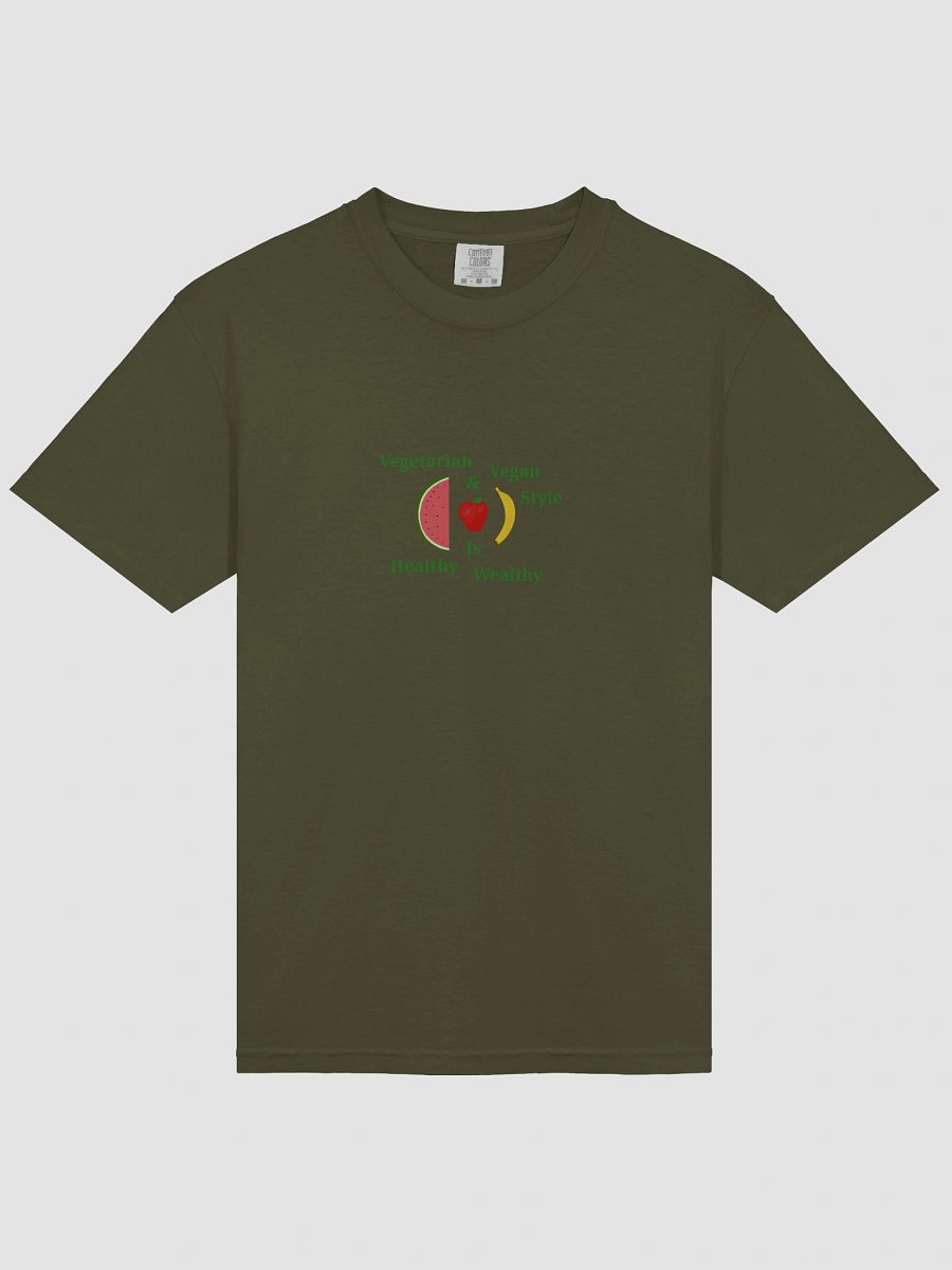 Healthy Wealthy Vegetarian T-Shirt product image (3)
