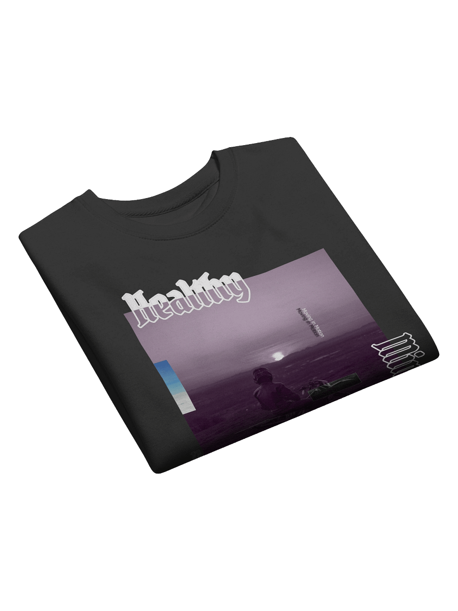 Healthy Mind, Dirt Bike Sunset Glitch | Crewneck product image (29)