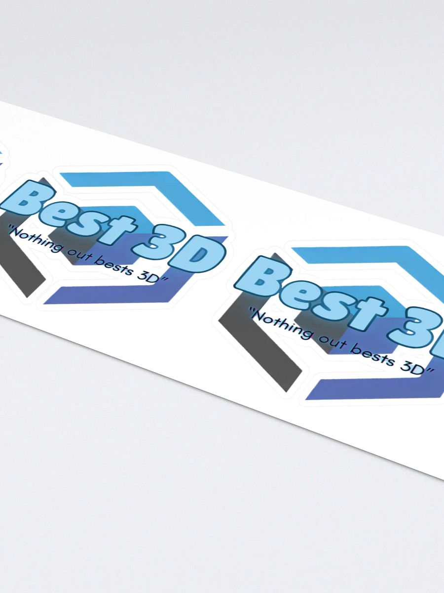 Best 3D Kiss Cut Stickers (Set of 4) product image (4)