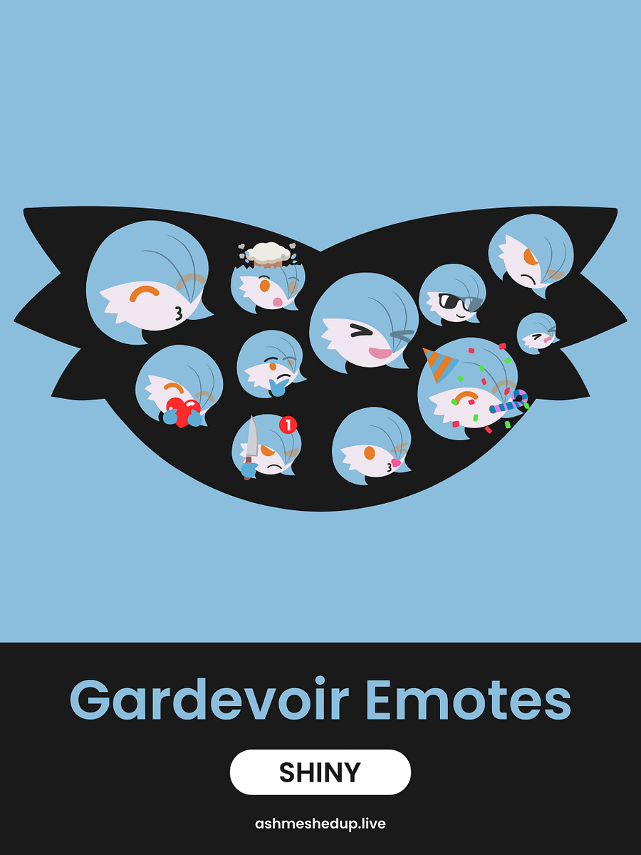 Gardevoir Emotes (Shiny) product image (1)