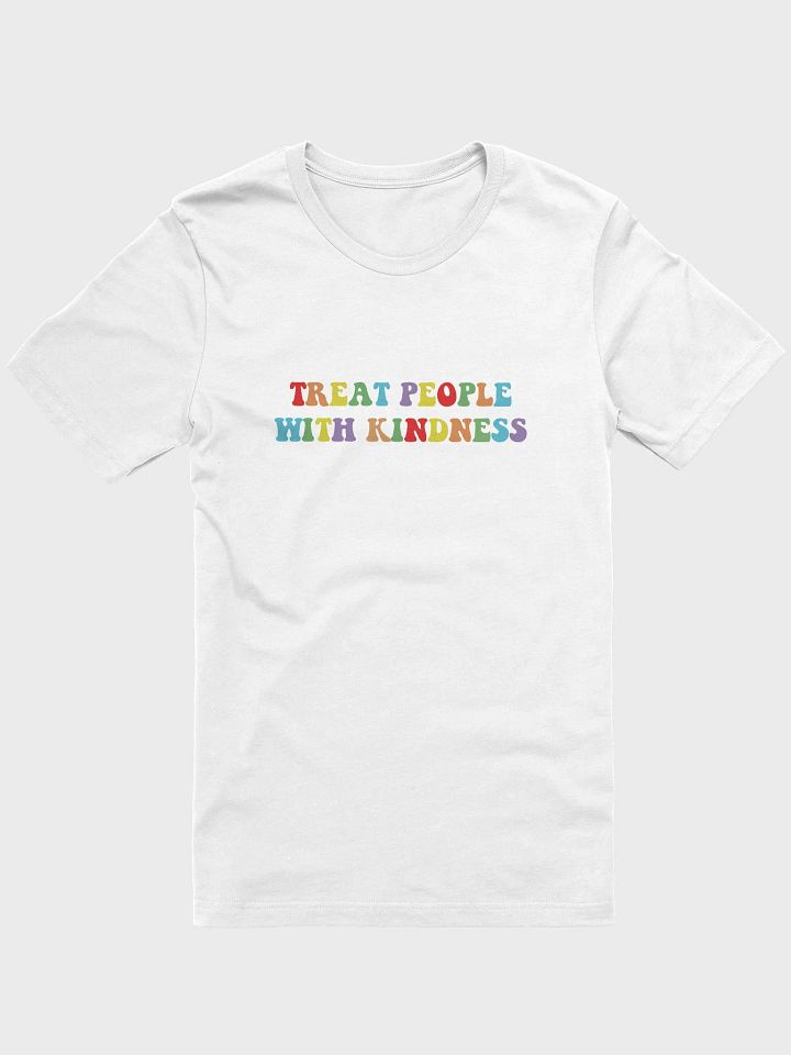 Treat People With Kindness Mental Health Awareness - Unisex T-shirt Bella Canvas 3001 product image (4)